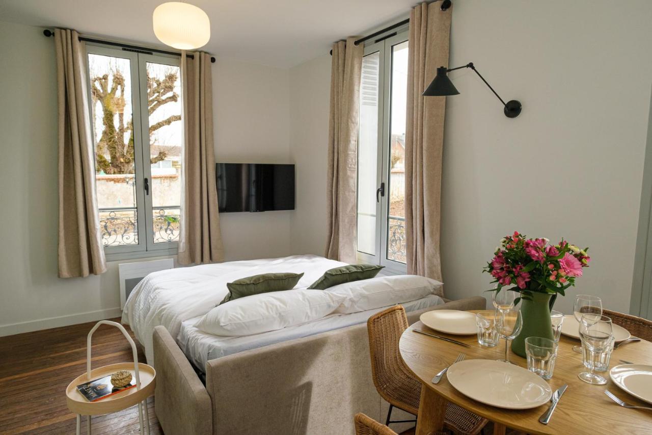 Villa Forestiere Appart Le Ginkgo Quincy-Voisins Luaran gambar